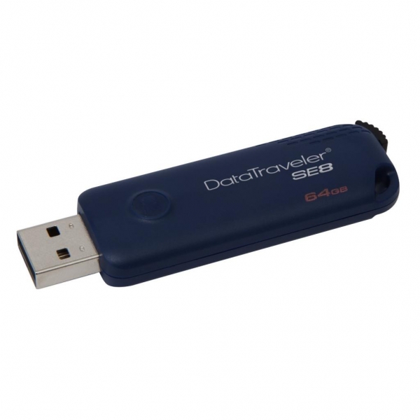 USB флеш накопитель Kingston 64GB DT SE 8 Blue USB 2.0 DTSE8/64GB