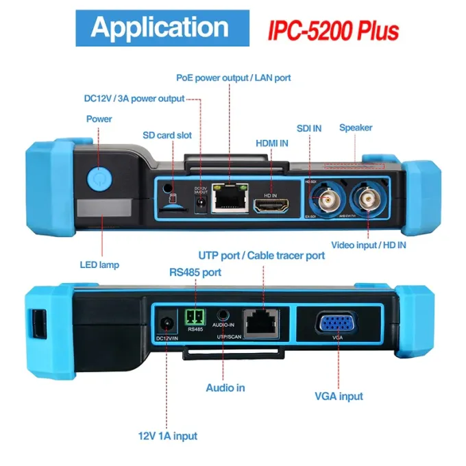 Noyafa NF-IPC715SDI IP, аналог, HD-Coax, HDMI, VGA, EX-SDI 8MP