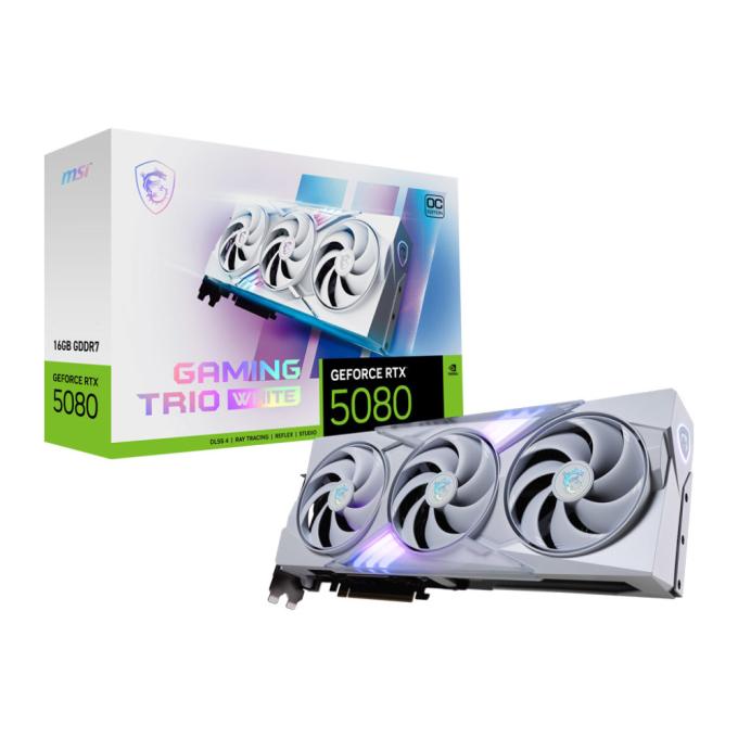 MSI RTX 5080 16G GAMING TRIO OC WH