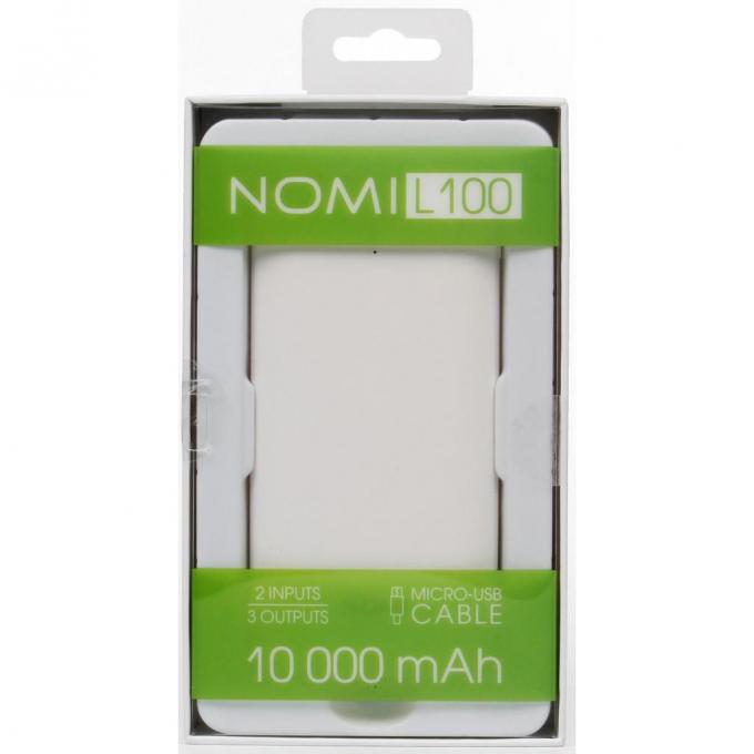 Батарея универсальная Nomi L100 10000 mAh White 430681