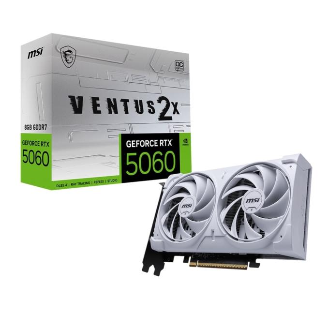 MSI GeForce RTX 5060 8G VENTUS 2X OC WHITE