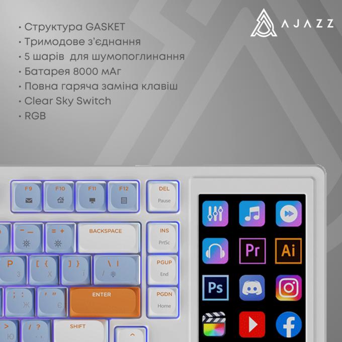 Ajazz AKP815-R-WBO