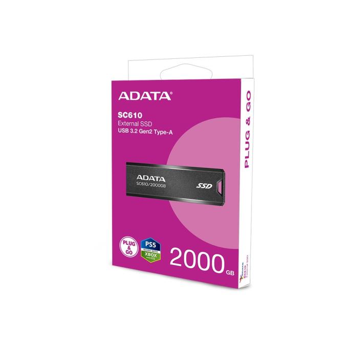 ADATA SC610-2000G-CBK/RD