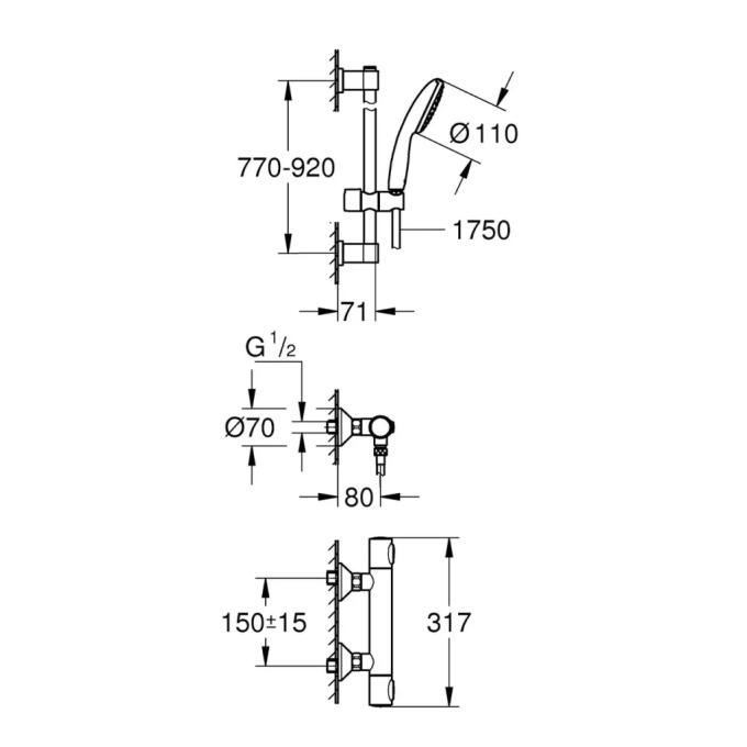 Grohe QuickFix 34805001