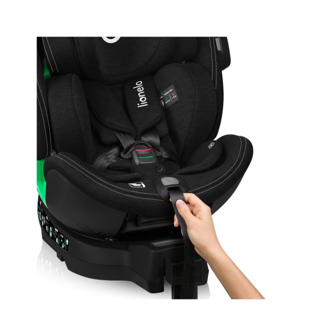 Lionelo LO-HARMONY I-SIZE BLACK CARBON BAMBOO