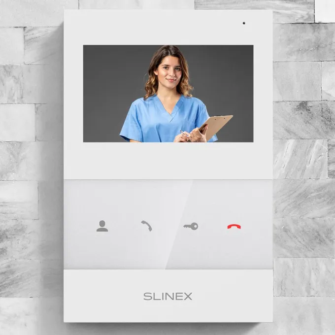 Slinex SQ-04 White + ML-17HR Graphite
