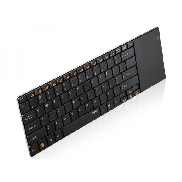 Мультимедийная клавиатура с тачпадом RAPOO E9180p wireless, черная E9180p black