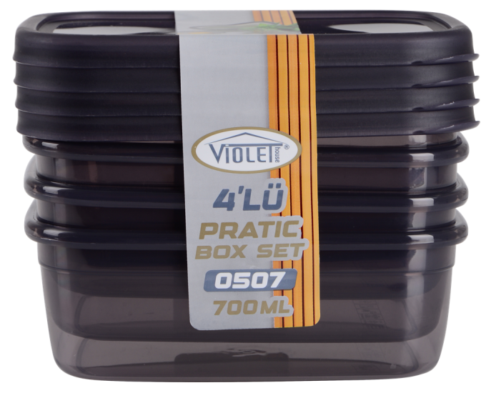 VIOLET HOUSE 0507 PRATIC /НАБОР 4 шт /квадр./