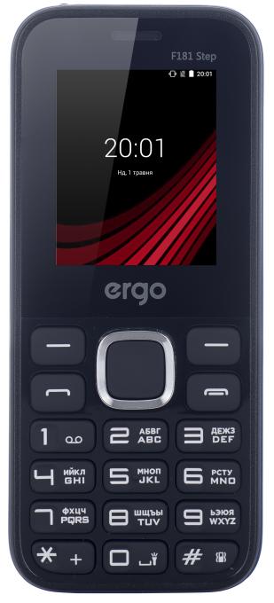 Мобильный телефон Ergo F181 Step Blue