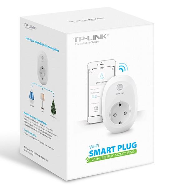 Выключатель беспроводной TP-Link Smart Wi-Fi Plug with Energy Monitoring HS110
