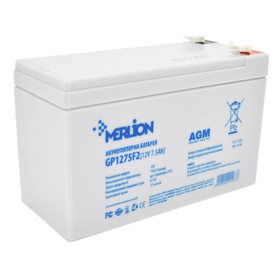 Merlion AGM GP1275F2 12В 7,5А•ч