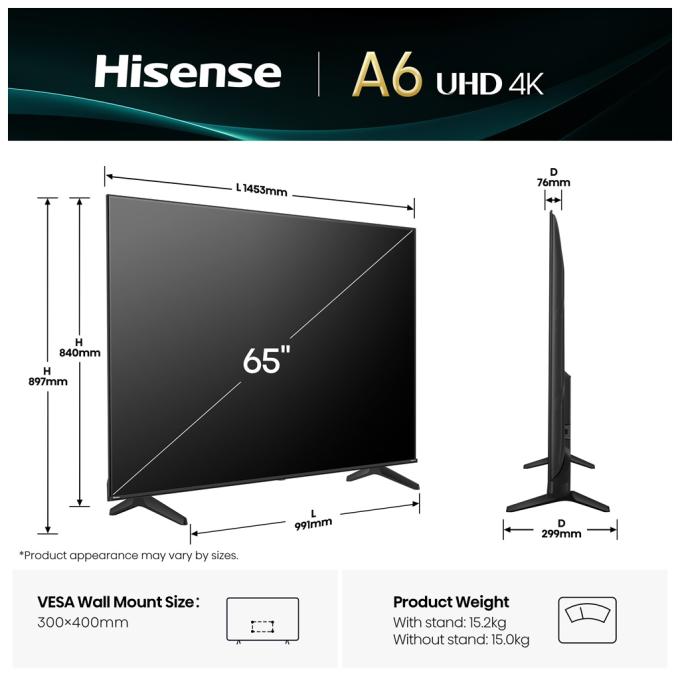 Hisense 65A6Q