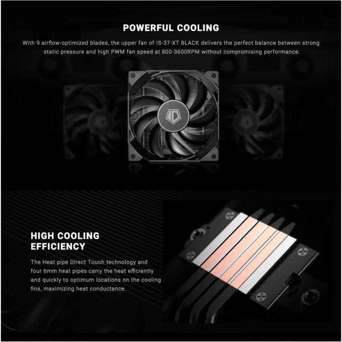 ID-Cooling IS-37-XT Black