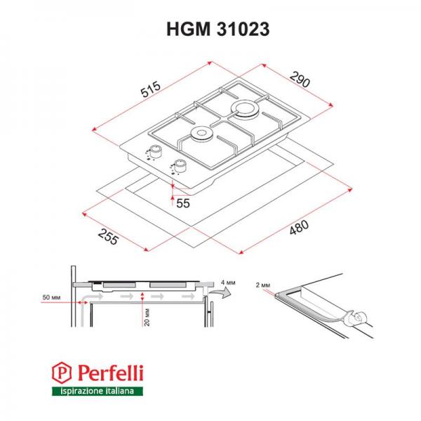 Варочная поверхность Perfelli HGM 31023 I