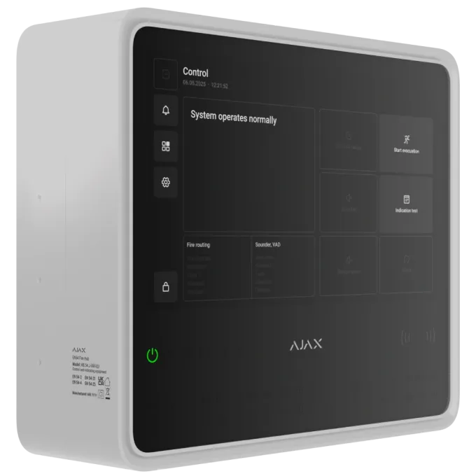 Ajax EN54 Fire Hub white