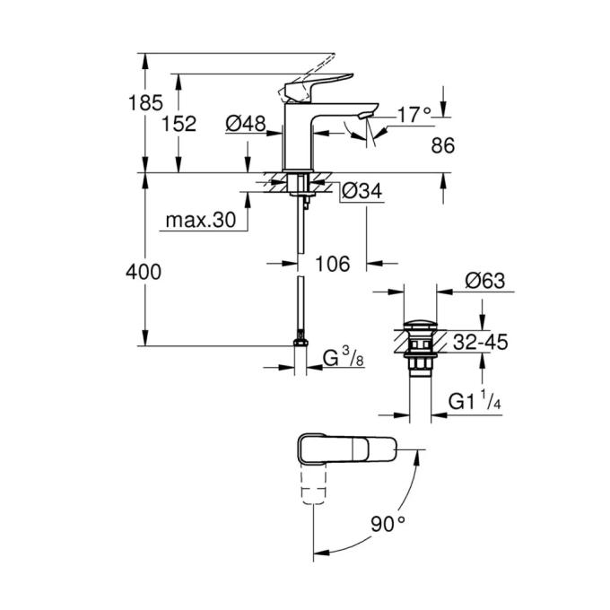 Grohe QuickFix 1018612430