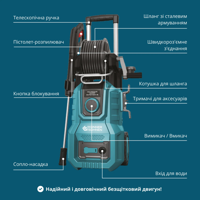Konner&Sohnen KSPW160V-BL