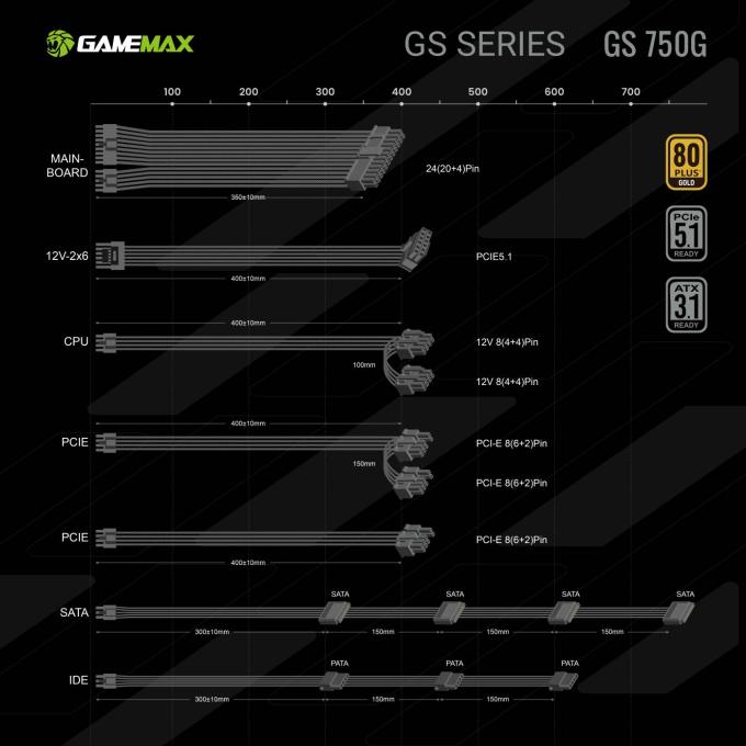GAMEMAX GS 750G V25