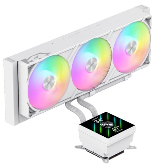 GAMEMAX GLACIER 360 LCD WH