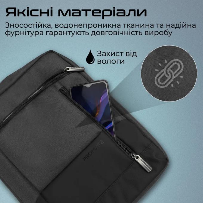 Promate satchel-hb.black