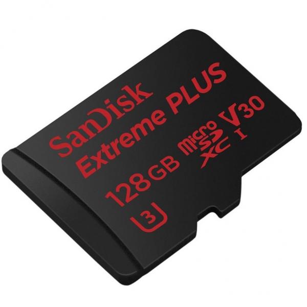 Карта памяти SANDISK 128GB microSDXC class 10 UHS-I 4K Extreme Plus SDSQXWG-128G-GN6MA