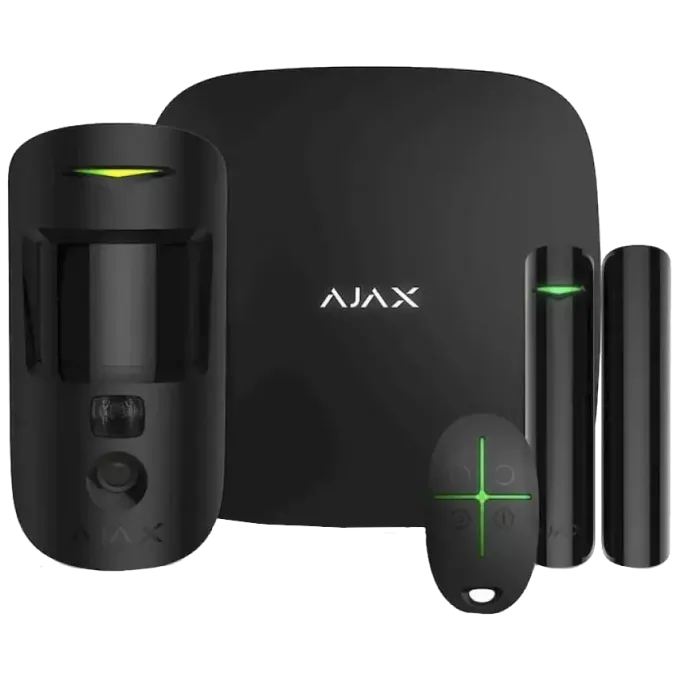Ajax StarterKit Cam Plus HDR (8EU) UA black