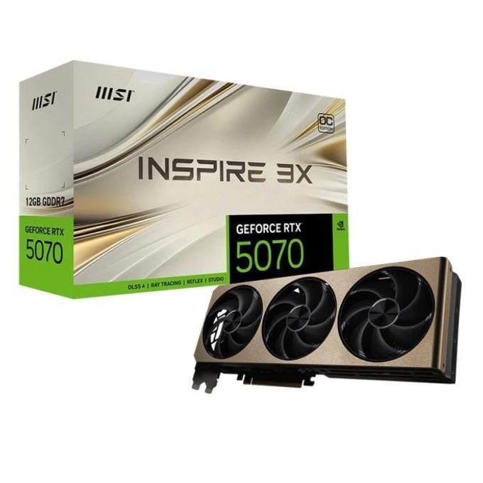 MSI GeForce RTX 5070 12G INSPIRE 3X OC
