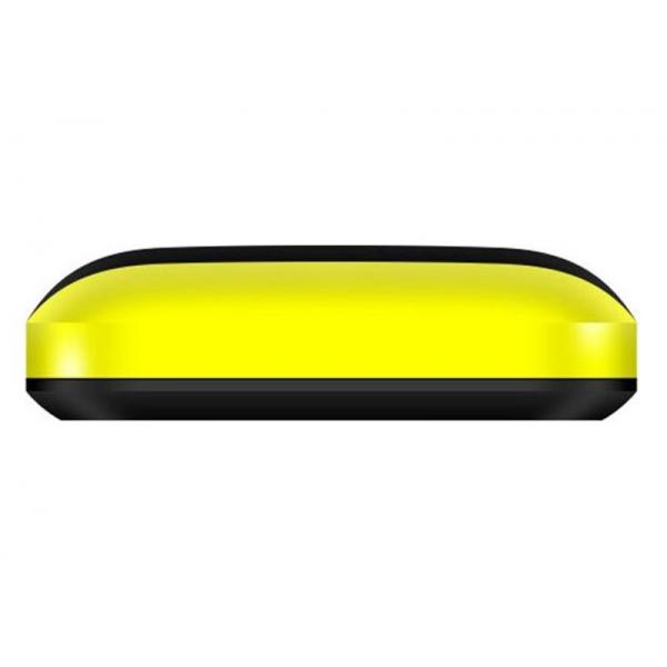 Мобильный телефон Nomi i184 Dual Sim Black-Yellow; 1.8" (220x176) TN / клавиатурный моноблок / Spreadtrum SC6531 / ОЗУ 32 МБ / 32 МБ встроенной + microSD до 32 ГБ / без камеры / 2G (GSM) / Bluetooth / 113.1x47.9x15.3 мм / 600 мАч / черно-желтый i184BY