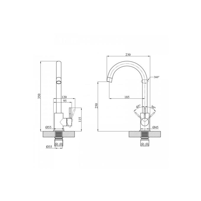 Agua Acero-INOX035NM