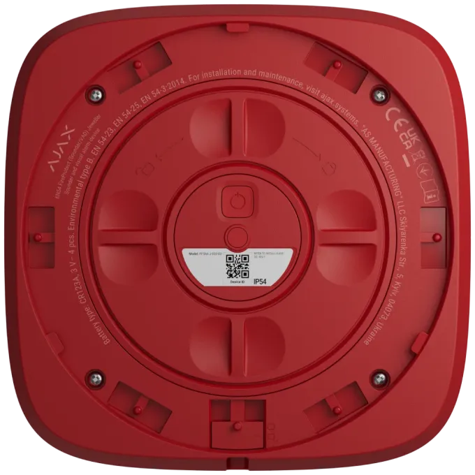 Ajax EN54 FireProtect (Sounder) red пожарный звуковой