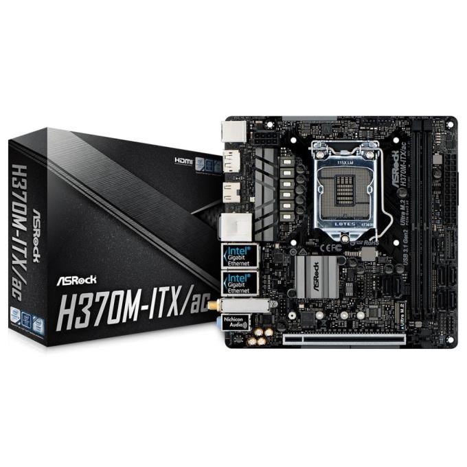 Материнская плата ASRock H370M-ITX/AC