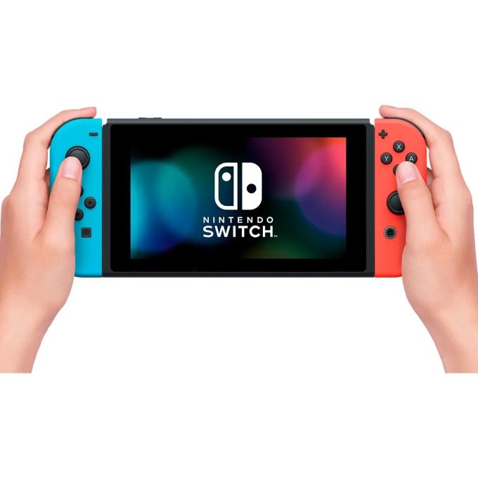 Nintendo Switch V2 HAC-001(01) Red & Blue_JP
