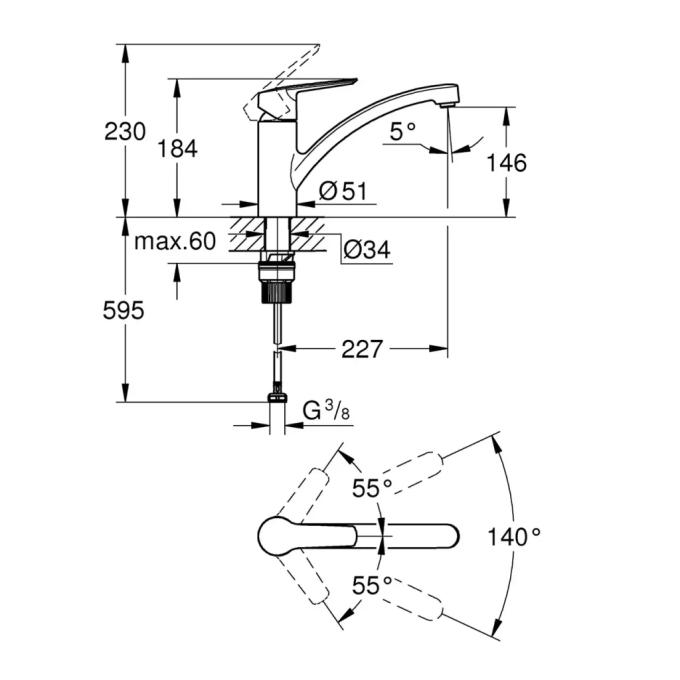 Grohe QuickFix 324412432