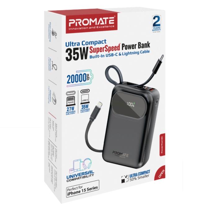 Promate powerpod-20.black