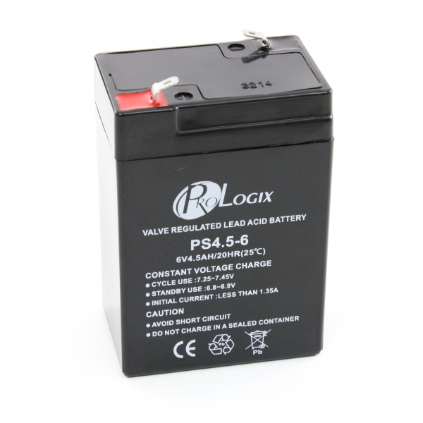 Аккумуляторная батарея ProLogix 6V 4.5AH PS4.5-6 AGM