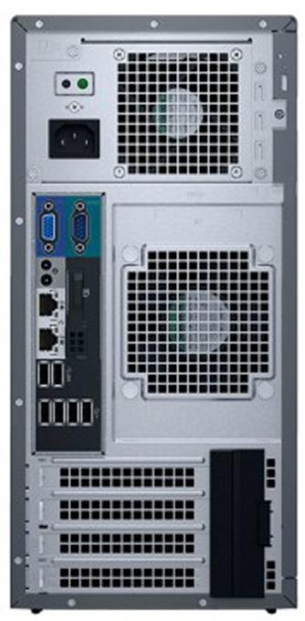 Сервер DELL T130 E3-1230v6 8GB UDIMM H330 NHP DVD 3Y Twr 210-T130-4LFF