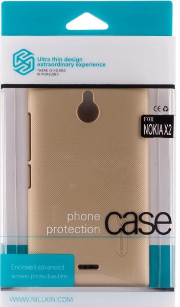 Чехол для сматф. NILLKIN Nokia X2 - Super Frosted Shield (золотистый) 6168705