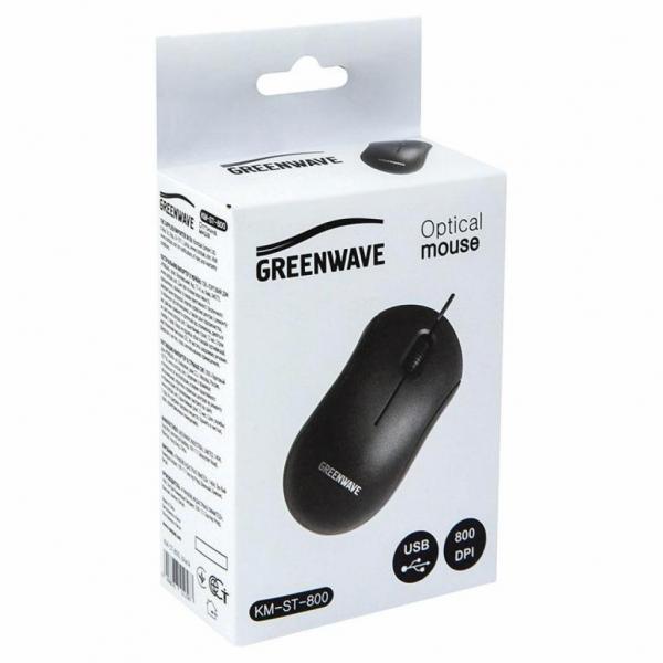 Мышка Greenwave KM-ST-800, black R0014186