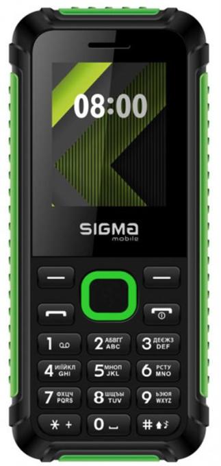 Sigma mobile X-style 18 Track Black/Green