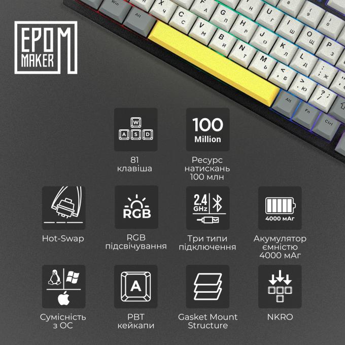Epomaker TH80-SE-B-F