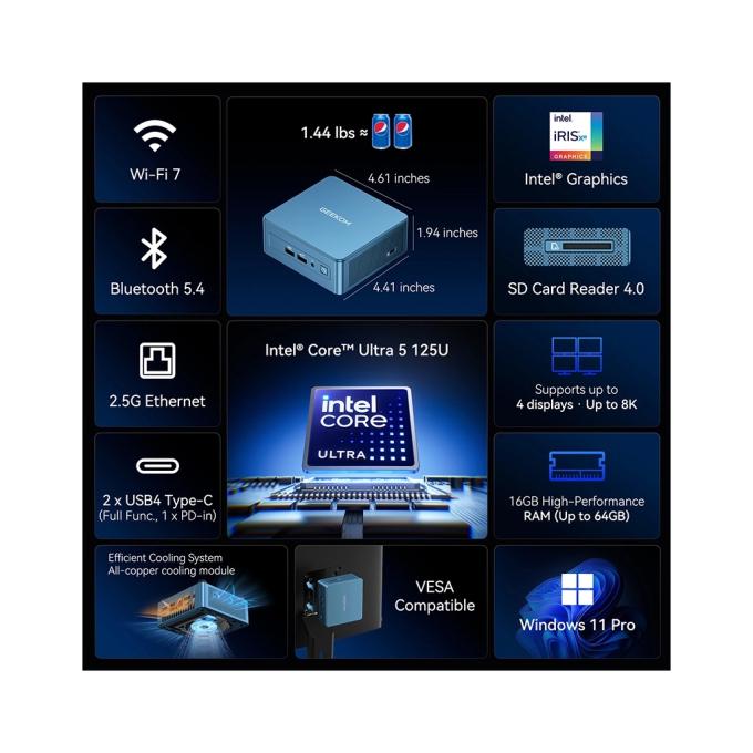GEEKOM GMIT12MAXU5125ULP-16500-EU