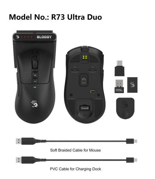 Bloody R73 Ultra Duo (Black)