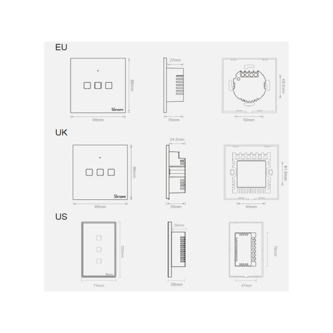 Sonoff T2EU2C-TX