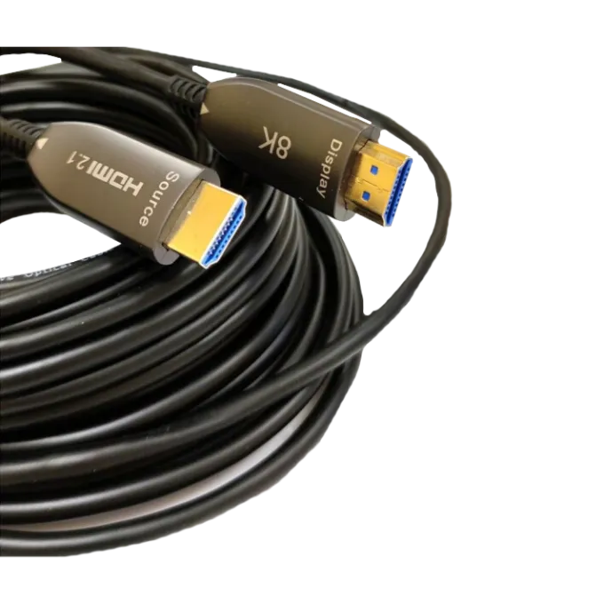 патчкорд 10м з передачею сигналу 8K UHD 48 Gbps по оптичному кабелю (AOC) HDMI 2.1