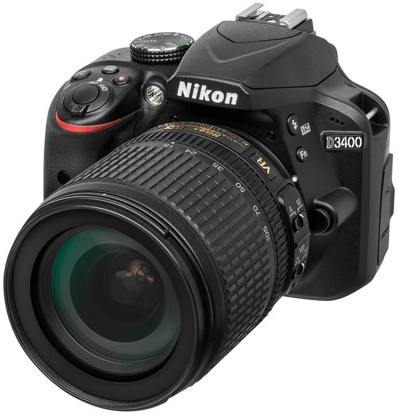 Цифровой фотоаппарат Nikon D3400 18-105VR kit + 16GB + Bag VBA490K012