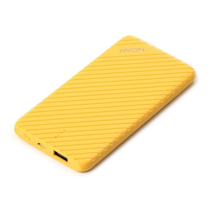 Батарея универсальная Nomi F050 5000 mAh yellow 324697