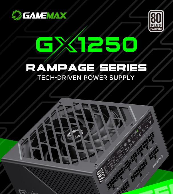 GAMEMAX GX-1250 PRO BK(ATX3.1PCIe5.1)