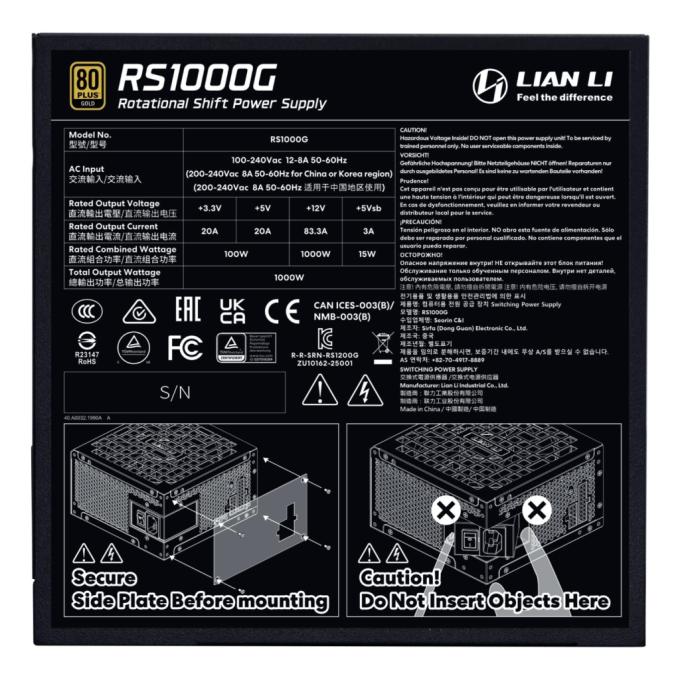 Lian Li G9P.RS1000G.B000.EU