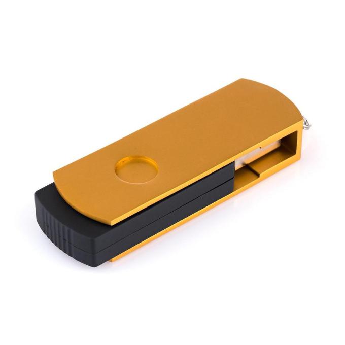 USB флеш накопитель eXceleram 8GB P2 Series Gold/Black USB 2.0 EXP2U2GOB08