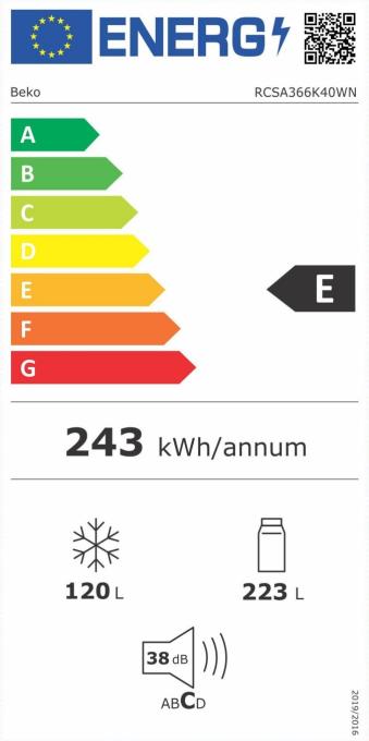 BEKO RCSA366K40WN